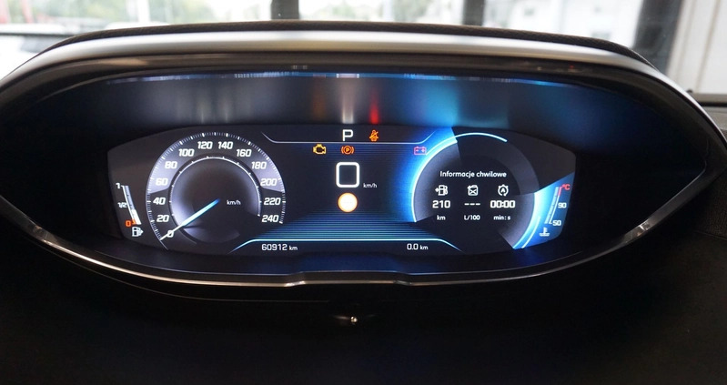 Peugeot 3008 cena 109900 przebieg: 60912, rok produkcji 2018 z Piaseczno małe 631